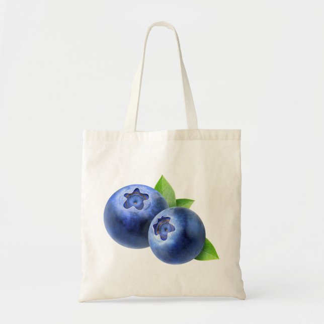 Bolso De Tela Blueberries (Frente)