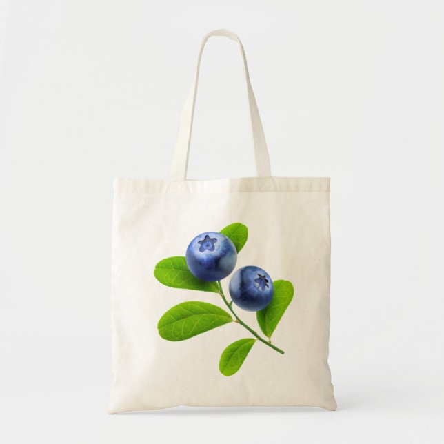 Bolso De Tela Blueberries (Frente)