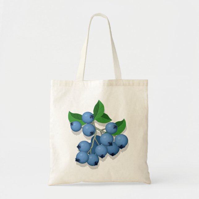 Bolso De Tela Blueberries (Frente)