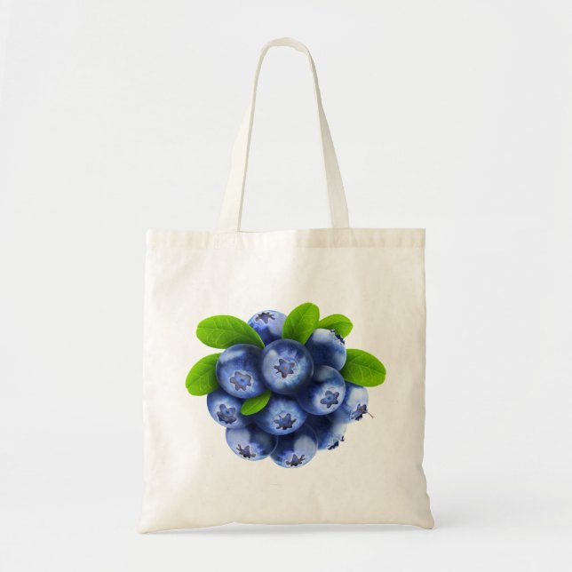 Bolso De Tela Blueberries (Frente)