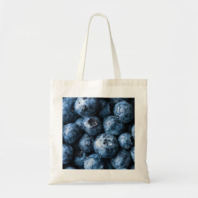 Bolso De Tela Blueberries Fruit (Frente)