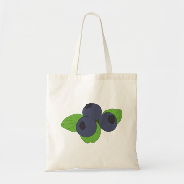 Bolso De Tela Blueberry (Frente)