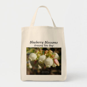 Bolso De Tela Blueberry - California Gardens Grocery Tote Bag