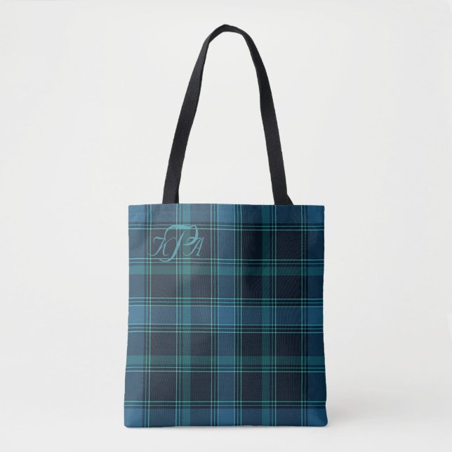 Bolso De Tela Blueberry Hill Plaid (Anverso)