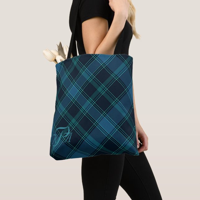 Bolso De Tela Blueberry Hill Plaid (Detalle)