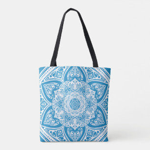 Bolso De Tela Bluebird Mandala