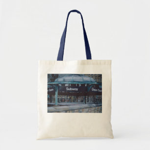 Bolso De Tela Blues subterráneos