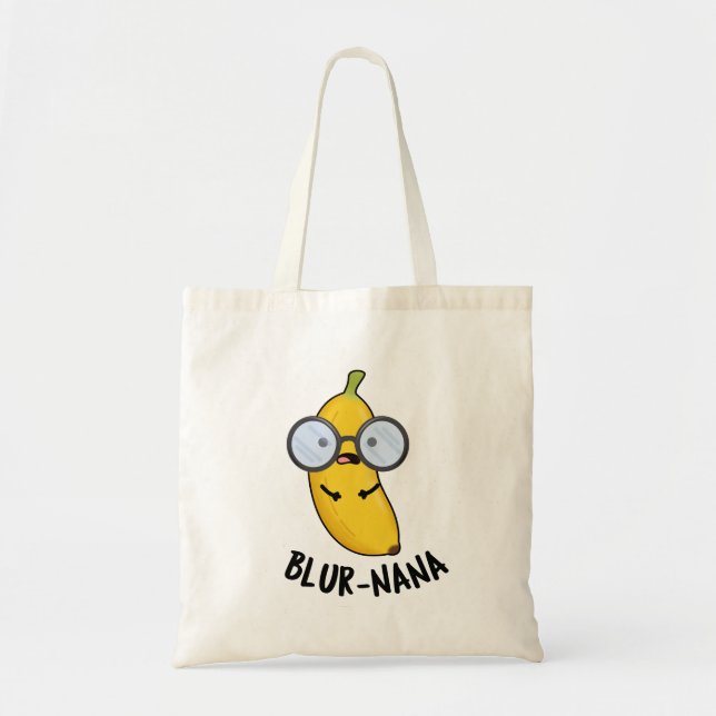 Bolso De Tela Blur-nana Funny Banana Pun (Frente)
