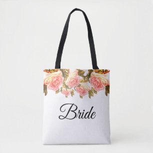 Bolso De Tela Blushing Ivory Peach Rosa