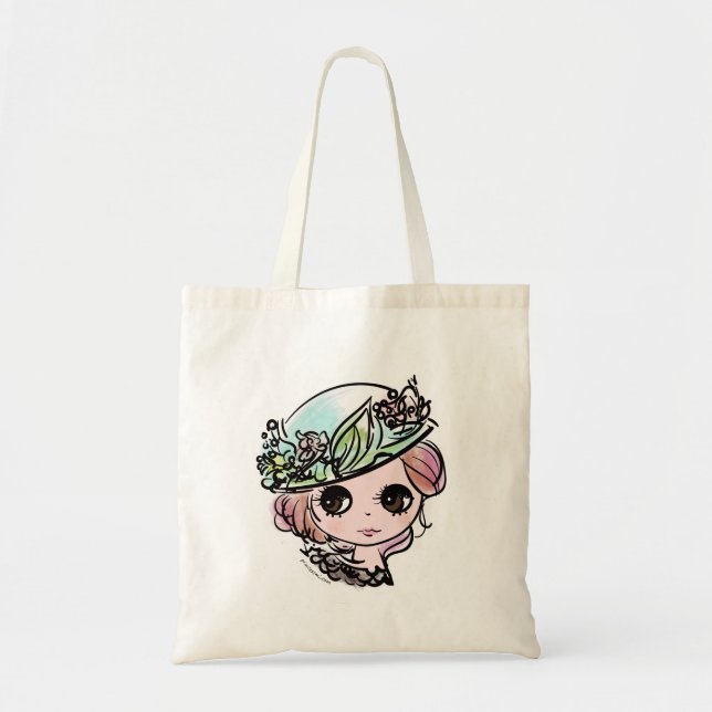Bolso De Tela Blythe doll art, lindo y ilustracion kawaii (Frente)