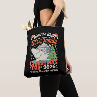 Bolso De Tela Board The Ship It's A Family Christmas Trip 2026