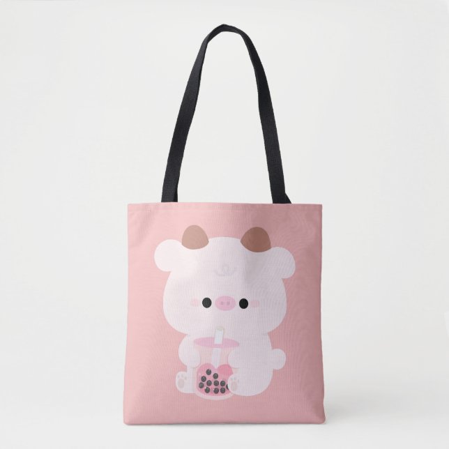 Bolso De Tela Boba Cow (Anverso)