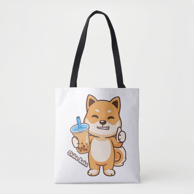 Bolso De Tela Boba Shiba Boba Shiba Boba (Anverso)