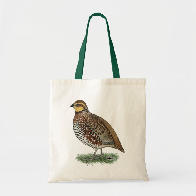 Bolso De Tela Bobwhite Quail Hen (Frente)