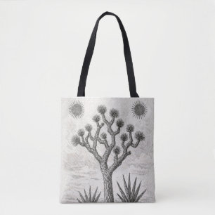 Bolso De Tela boceto de árbol de josué   arte de boceto del desi