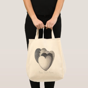 Bolso De Tela boceto en blanco y negro arte original
