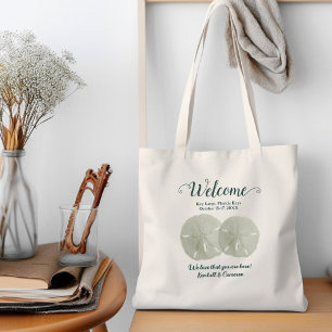 Bolso De Tela Boda Bag De Bienvenida Dos Dólares De Arena