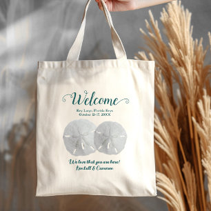 Bolso De Tela Boda Bag De Bienvenida Dos Dólares De Arena