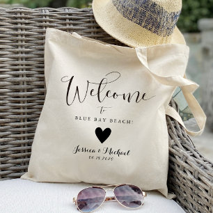Bolso De Tela Boda Bienvenidos al hotel
