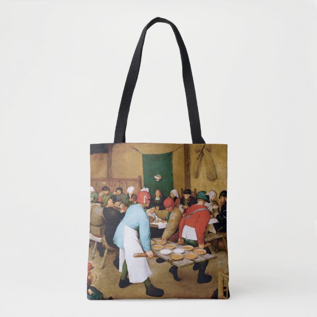 Bolso De Tela Boda campesino, Pieter Bruegel (Anverso)