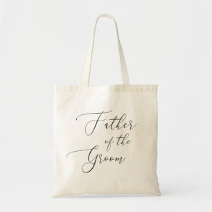Bolso De Tela Boda con letra clásica Padre del novio