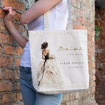 Bolso De Tela Boda de acuarela moderna ducha de novias con traje<br><div class="desc">Si necesitas más personalización,  por favor,  no dudes en enviarme un mensaje a yellowfebstudio@gmail.com.</div>