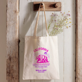 Bolso De Tela Boda de California Bienvenida Brindis Bridesmaid, 