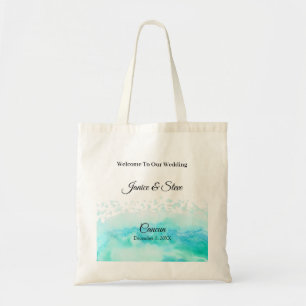 Bolso De Tela Boda de Cancún personalizado de boda de destino