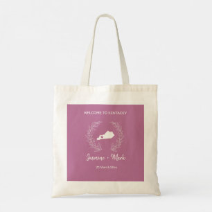 Bolso De Tela Boda de Destino en Kentucky Bienvenida