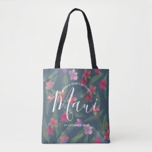 Bolso De Tela Boda de destino tropical