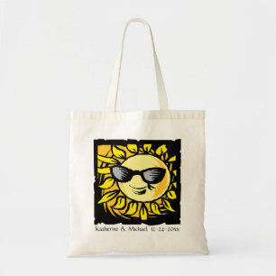 Bolso De Tela Boda de encargo de Sun de la cadera del novio