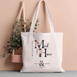 Bolso De Tela Boda de flores de honor Boho<br><div class="desc">Bolso de tote de doncella de honor para personalizar para tu doncella de honor. Maid of Honor está escrito con letras neutras de flores boho y escritura manuscrita. También se puede añadir el nombre de la novia y el novio y la fecha de su boda, que enmarcan una ampersand floral...</div>