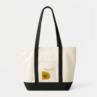 Bolso De Tela Boda de girasol amarillo