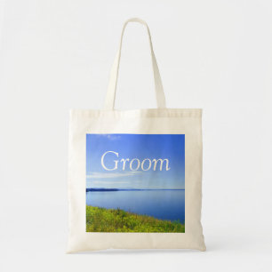 Bolso De Tela Boda de Groom en la bolsa. Parque nacional del Gra