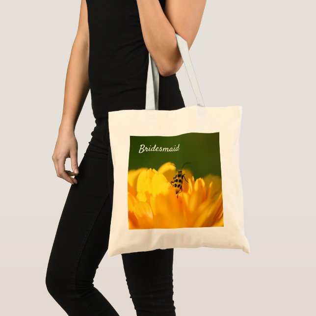 Bolso De Tela Boda de la dama de honor compromiso novia Tote Bag (Anverso (producto))