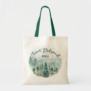 Bolso De Tela Boda de la dama de honor júnior