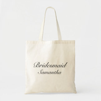 Bolso De Tela Boda de la dama de honor Minimalista