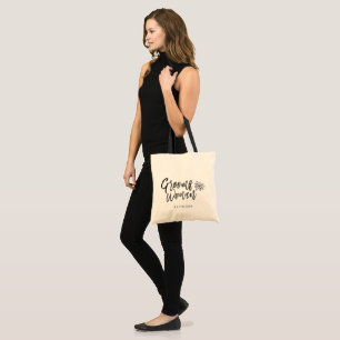 Bolso De Tela Boda de la escritura de la escritura de