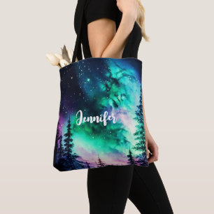 Bolso De Tela Boda de las Luces Celestiales del Norte