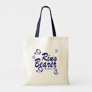 Bolso De Tela Boda de mariposa/ portador de anillo
