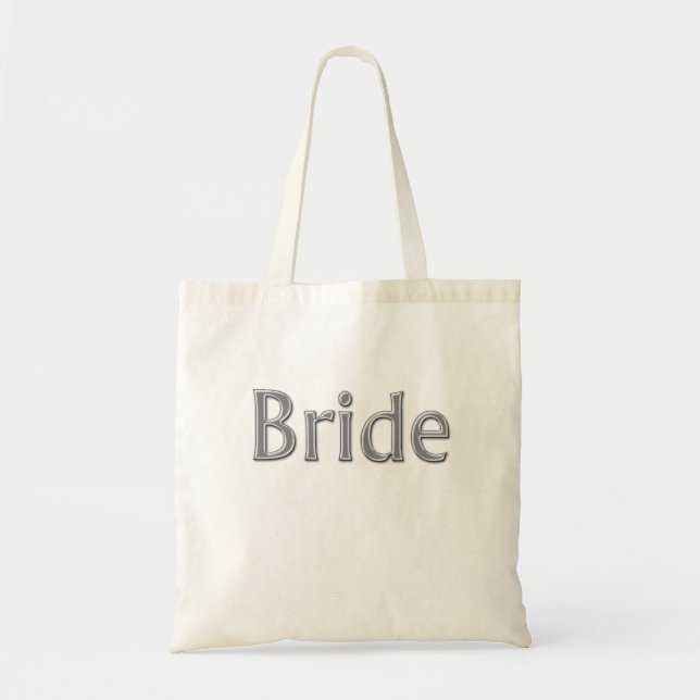 Bolso De Tela Boda de novia Tote Bag (Frente)
