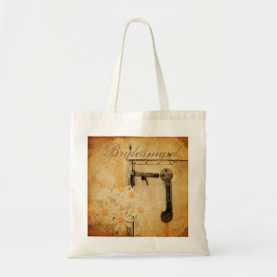 Bolso De Tela boda de novias  de verano rústica