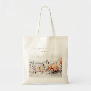Bolso De Tela Boda de paisaje chic Greenville Carolina del Sur