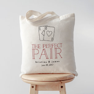Bolso De Tela Boda de pares perfecto