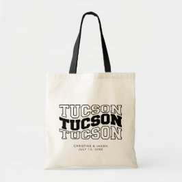 Bolso De Tela Boda de Tucson Bienvenida Tote Boda de Arizona Bag
