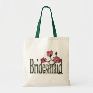 Bolso De Tela Boda Dogwood