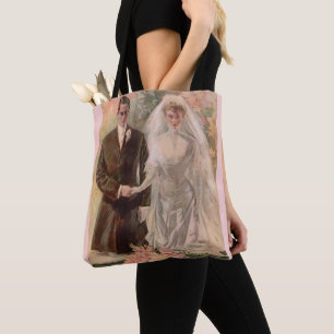 Bolso De Tela boda eduardiano de 1906