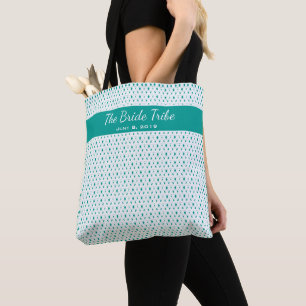 Bolso De Tela Boda Elegante Fiesta Personalizada Blanca Verde Tu
