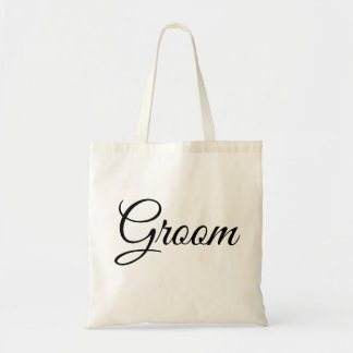 Bolso De Tela Boda elegante y personalizado de novio regalo para