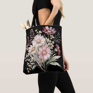 Bolso De Tela Boda Floral de Primavera